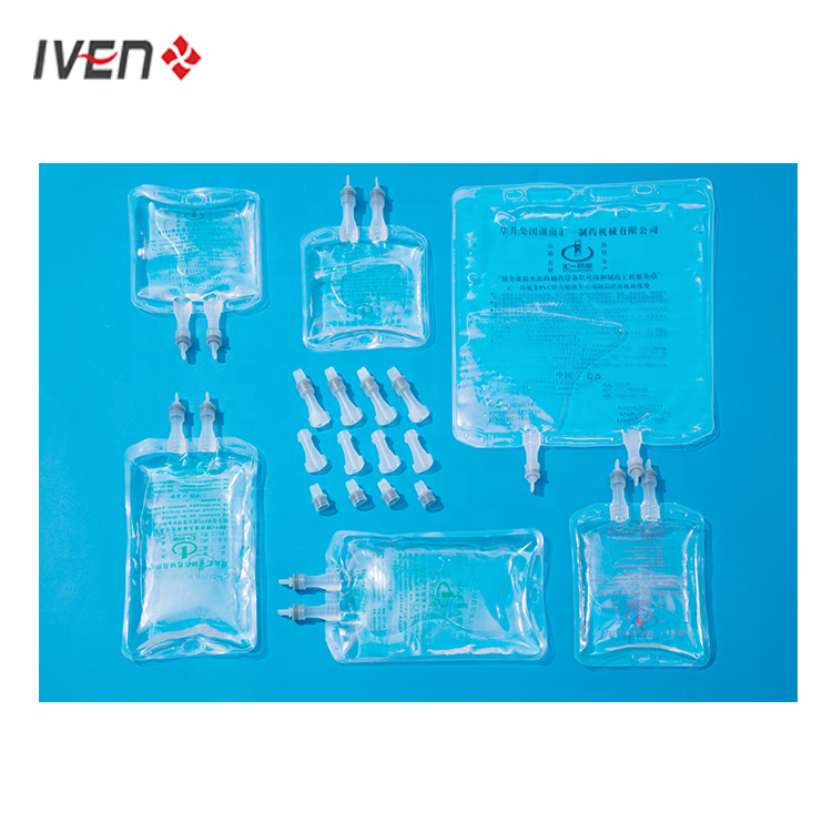 Reduce 1/3 Machine Length with Less Running Cost IV Fluids Filling Sealing and Packing Machine