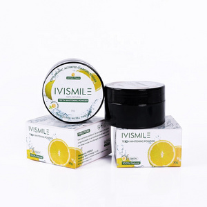 Hot Products Cheapest products IVISMILE 30 Gram Mint Lemon Flavor Coconut Charcoal Teeth Whitening Powder