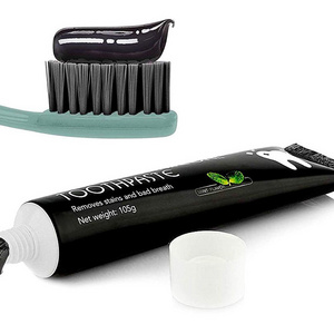 Fluoride Free Natural Coconut Activated Charcoal Whitening Toothpaste Private Label