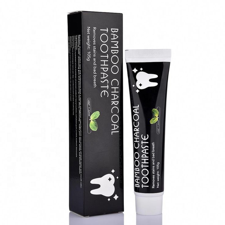 100% Bamboo Whitening Organic Activated Charcoal Toothpaste  Suppliers Private Label