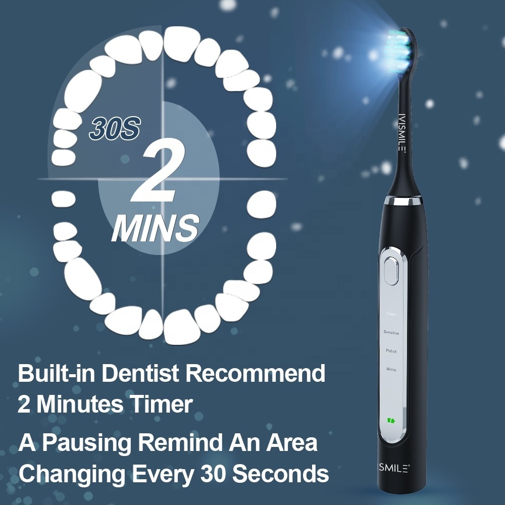 IVISMILE Hot Selling Products Blue Lights Teeth Bleach Led Tooth Whitening Electric Toothbrush