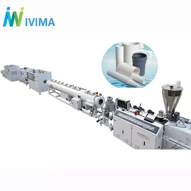 PVC pipe extrusion machine line/ PVC large diameter pipe production equipment In zhangjiagang city