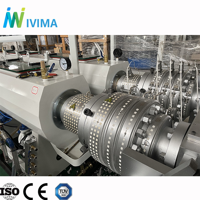 Ivima 50-200mm PVC Plastic water pipe making machine/UPVC CPVC tube extrusion production line