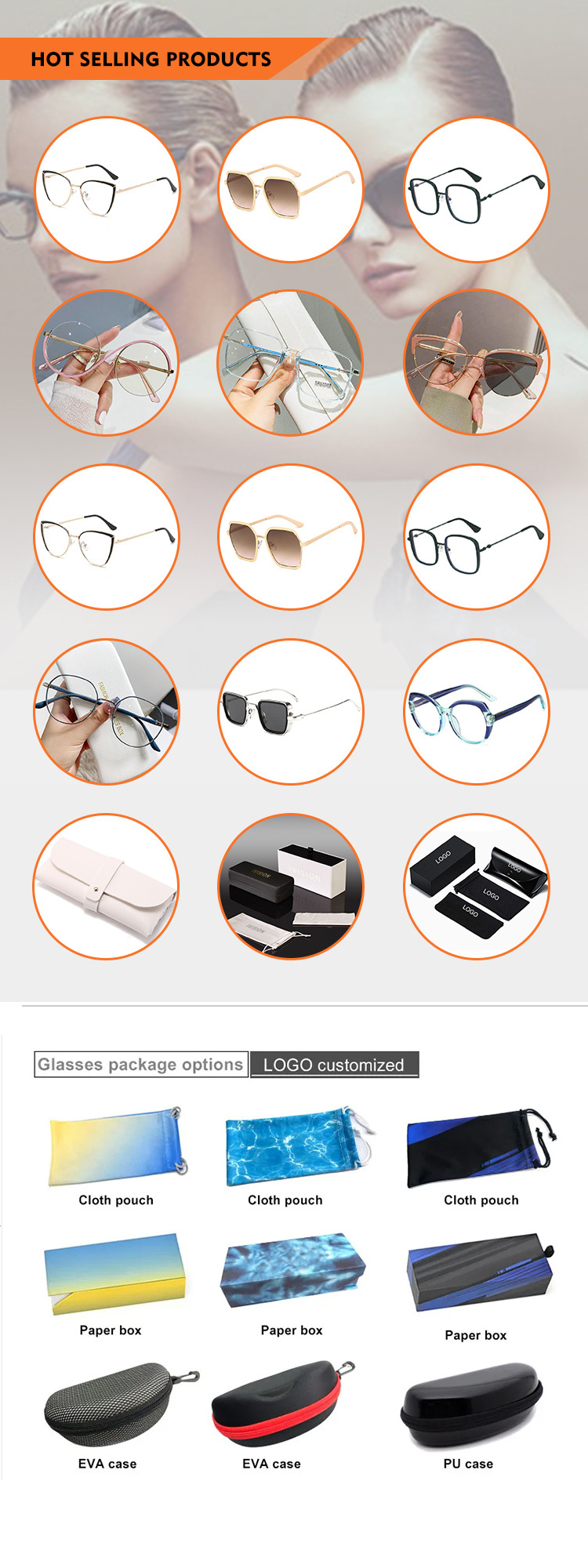 2023 Wholesale factory trendy frame optical eyeglasses fashion spectacle frames optical glasses unisex in stock