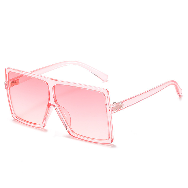 Children Sun Glasses Oversized Square Kids Sunglasses PC Pink Sunglasses Cheap Wholesale Fashion Girls UV400 Kids Size 2 Pcs