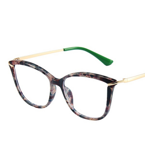 Eyebrow Flat Lens Cross-border Trend Glasses Frame The New TR90 Fashion AC Unisex Optical Frame Colorful Transparent Anti-blue