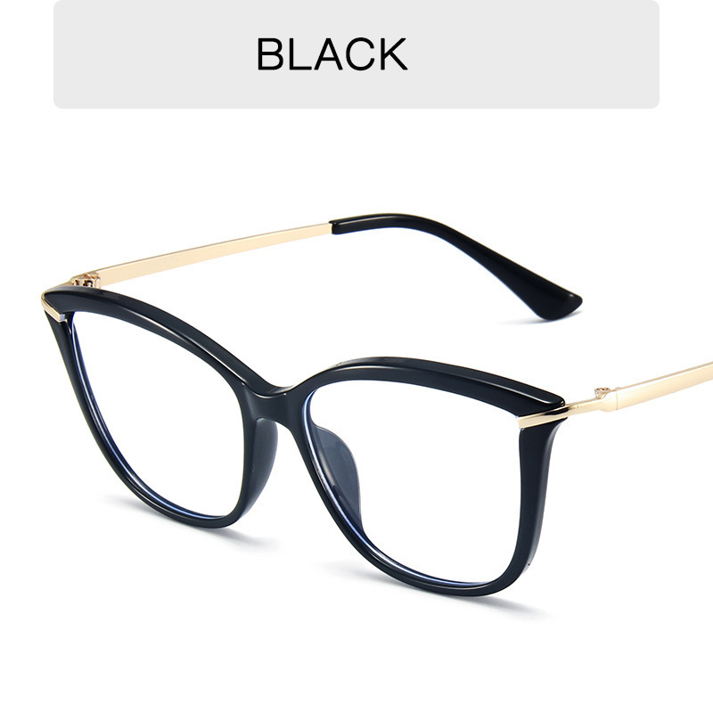 Eyebrow Flat Lens Cross-border Trend Glasses Frame The New TR90 Fashion AC Unisex Optical Frame Colorful Transparent Anti-blue