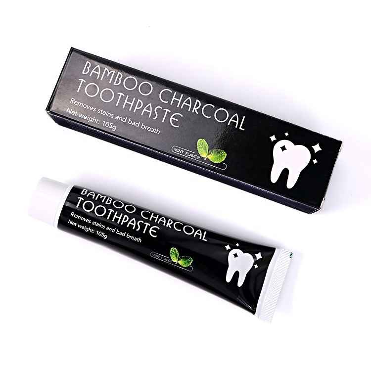 Travel-Friendly Daily Use Teeth Whitening Cleaning Activated Organic Charcoal Toothpaste