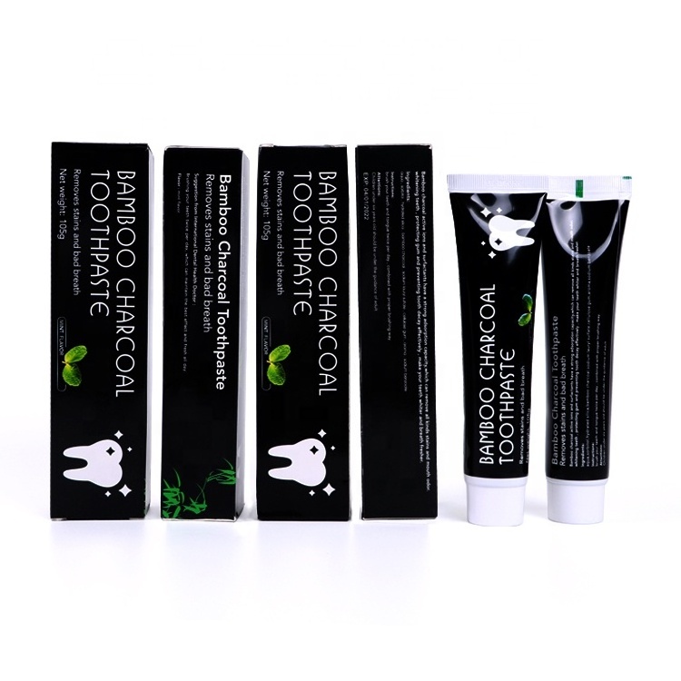 Travel-Friendly Daily Use Teeth Whitening Cleaning Activated Organic Charcoal Toothpaste