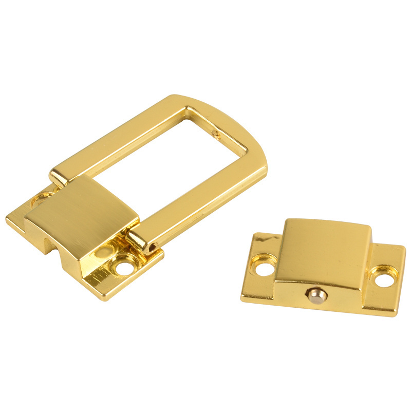 High Quality Gold Metal Lock Catch for Wooden Box, Bag Alloy Locks