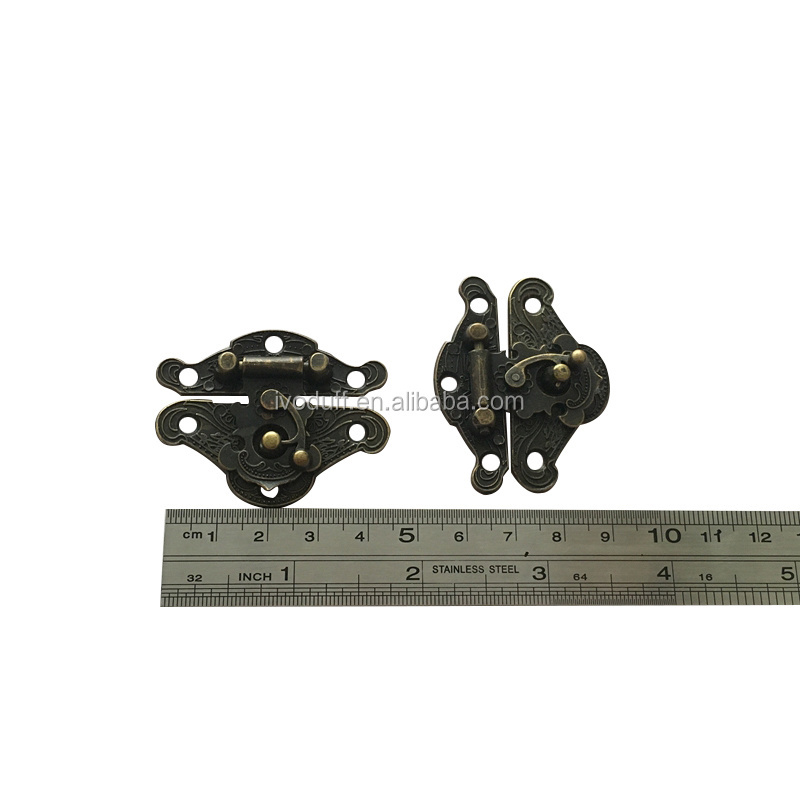 Manufacture metal clasp, jewelry box latch for wooden box/Small box latch