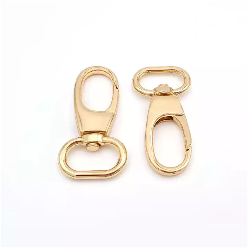 Ivoduff Handbag Accessory Swivel Lobster Buckle Alloy Belt Buckle For Handbag Clasp Lobster Trigger Clips Bag Snap Hook