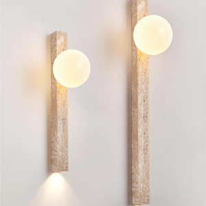 Minimalist creative Nordic stone art sconces wall light