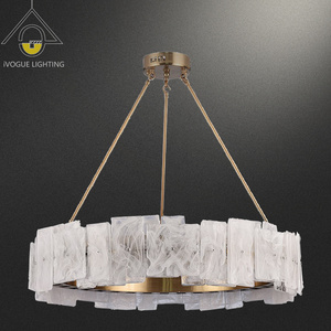 Crystal Chandelier Modern Contemporary Chandelier European Ceiling Pendant Lights for Dining Room Living Room Hotel