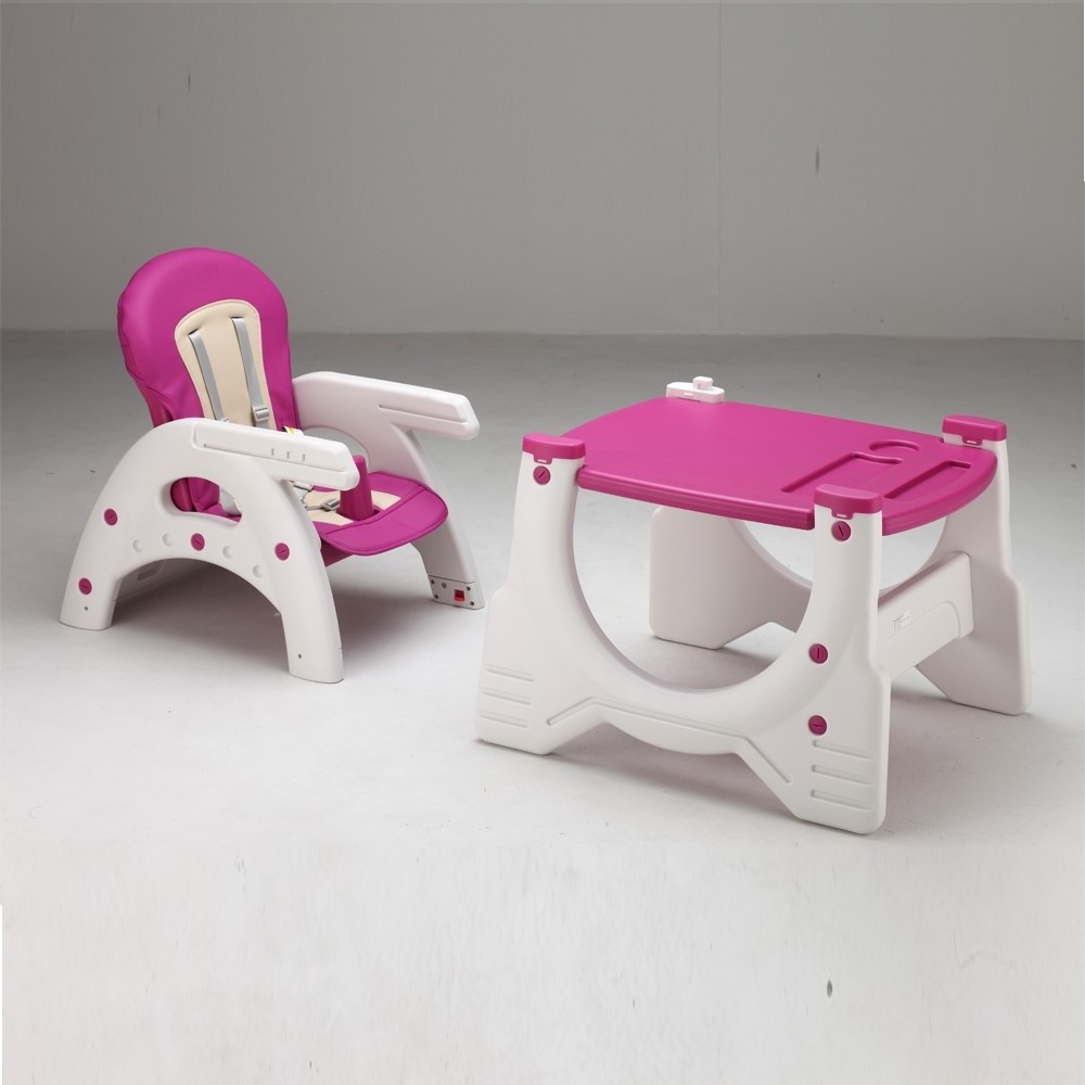 Baby High Chair 3 IN 1 Multifunctional Plastic Highchair Kids Dinner Eating Chair With Rocker