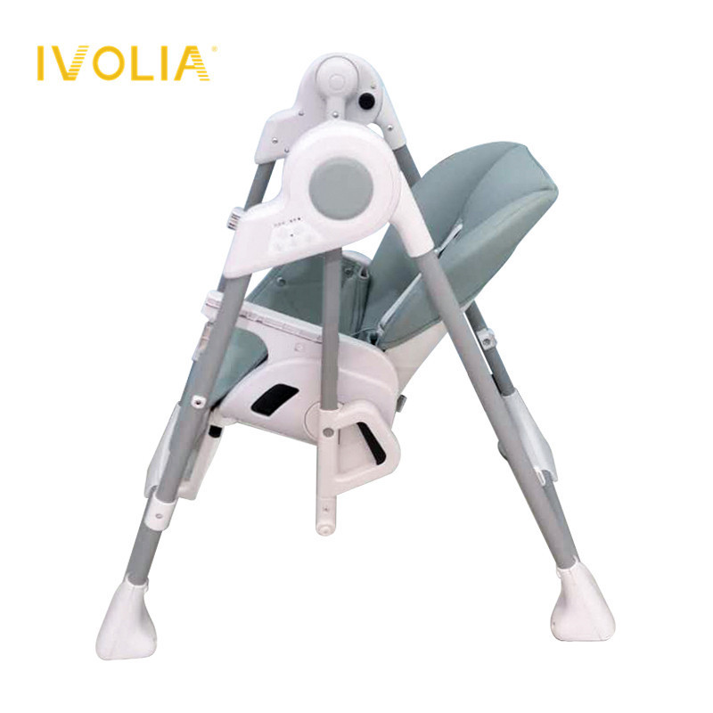 IVOLIA New design baby feeding high chair swing multi-function folding rocking cradle swing chair baby high chair