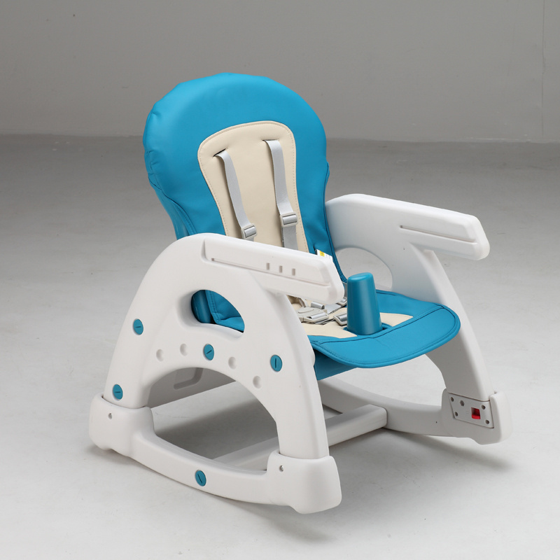 Baby High Chair 3 IN 1 Multifunctional Plastic Highchair Kids Dinner Eating Chair With Rocker