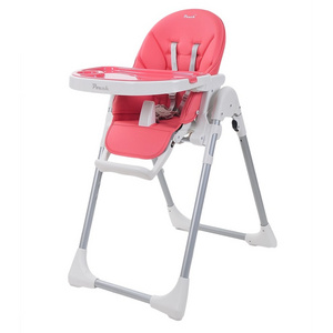 Multi functional Free install one button folding portable kid chair infant dining baby high chair