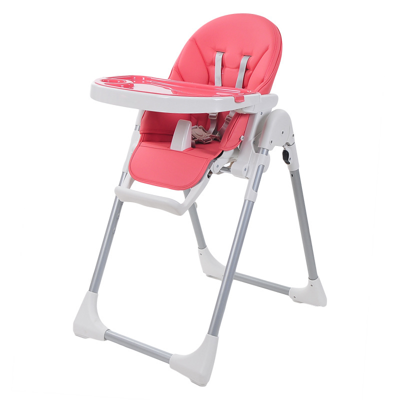 Multi functional EN14988 one button folding free install one button folding portable kid chair infant dining baby high chair