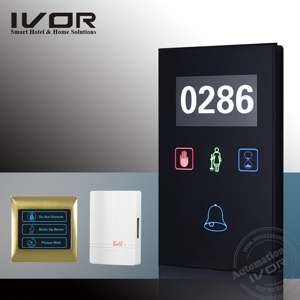 Hotel Room Number Do Not Disturb Clean Room Switch Doorbell System Doorbell Panels