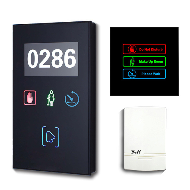 Hotel Room Number Do Not Disturb Clean Room Switch Doorbell System Doorbell Panels