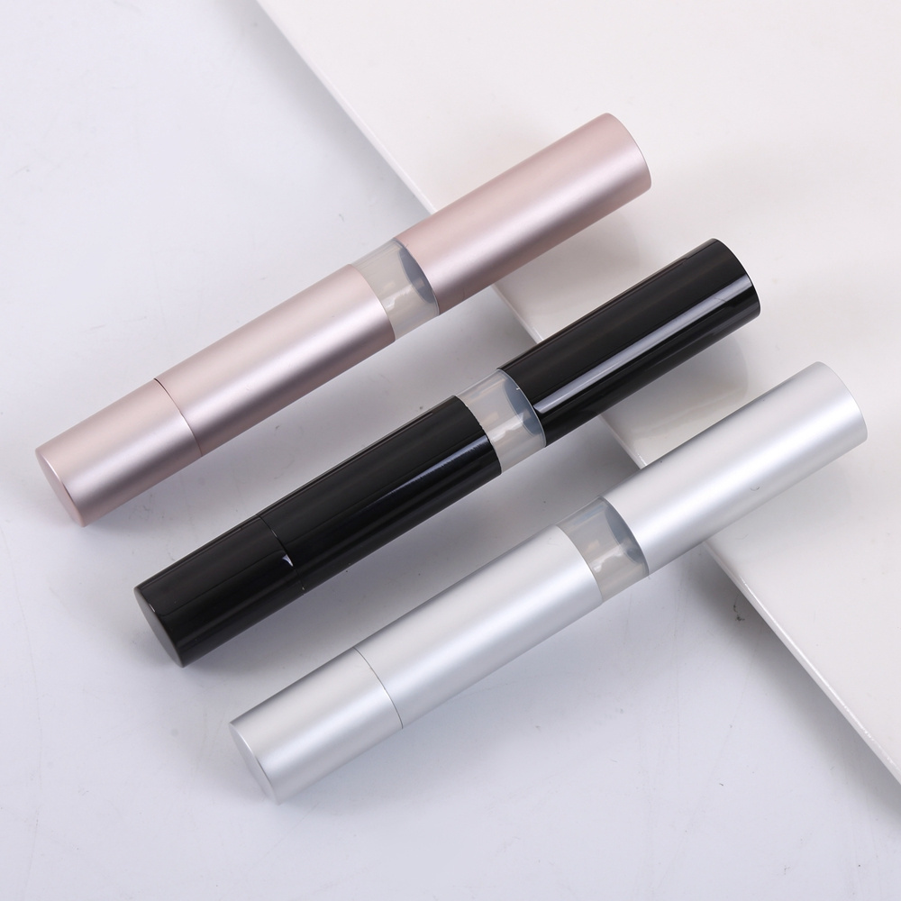 2024 New Aluminum 4ml Empty Twist Cuticle Lip Oil Cosmetic Pen With Window