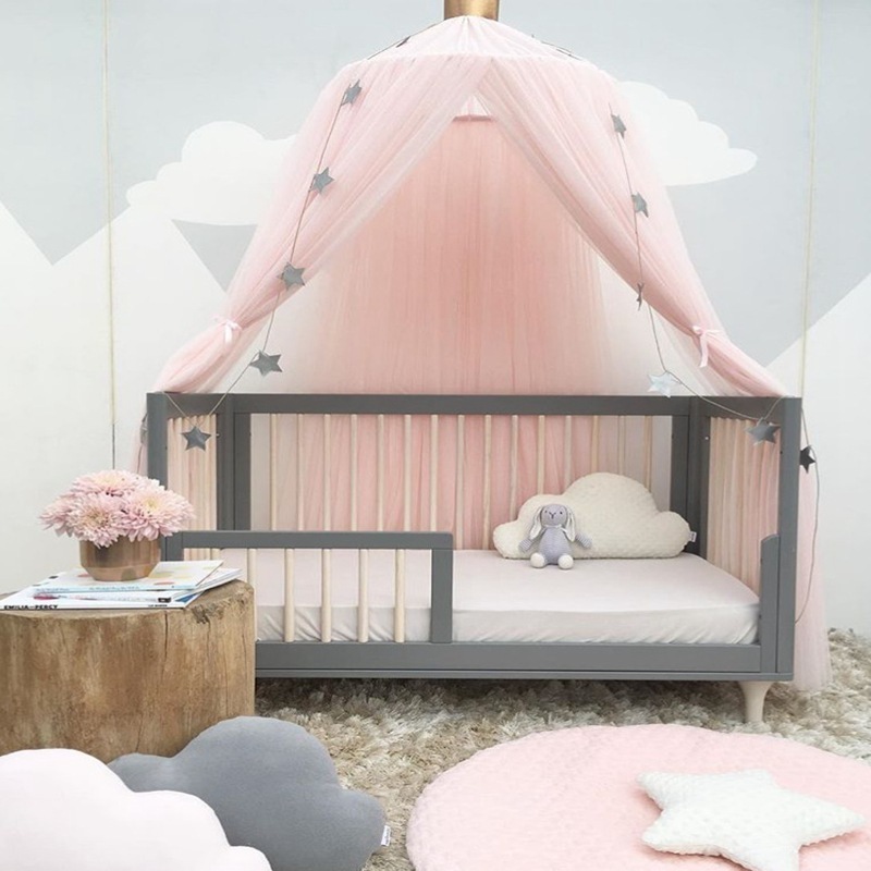 IVY Princess Room Decorate 7 Layer Kids Bed Tents Baby Nets Mosquito Bed Newborn Pretty Bed Crown Canopy