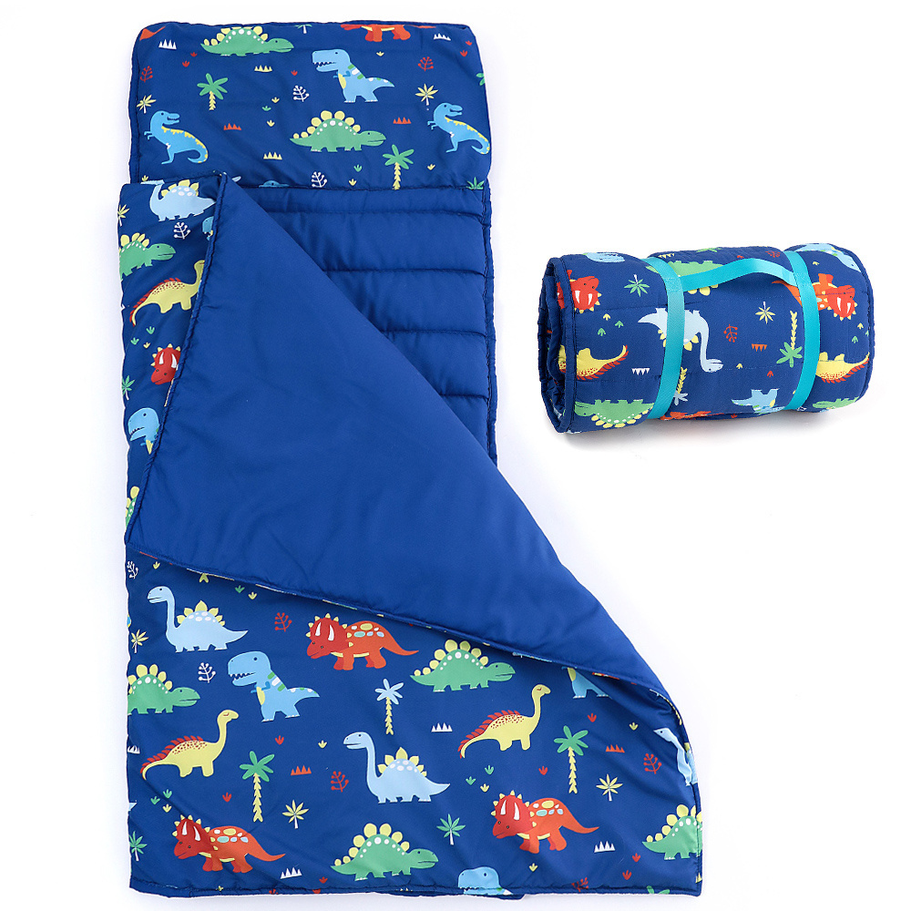 Wholesale Travel Portable Preschool Kids Toddler Nap Mat Sleeping Mats With Pillow