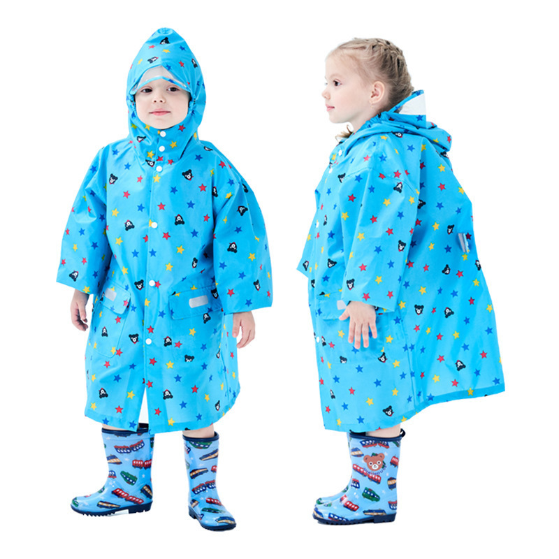 kid raincoat Cartoon Children Rainwear for Girl Boy