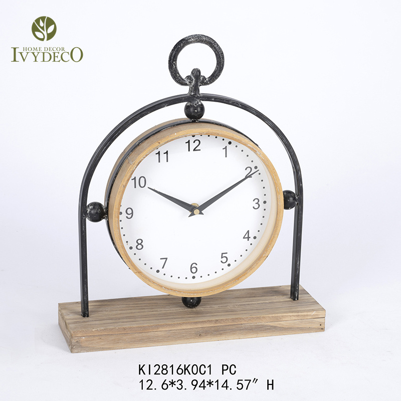 IVYDECO Modern Minimalist Antique Table Digital Clock