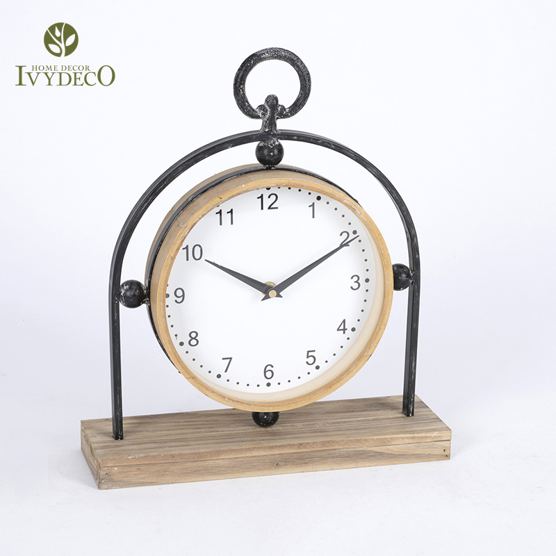 IVYDECO Modern Minimalist Antique Table Digital Clock