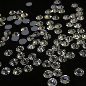 In Stock Bulk Rhinestone Diamond Crystal SS10 3mm AB Crystal Hot Fix Rhinestone With Glue Iron On Rhinestone