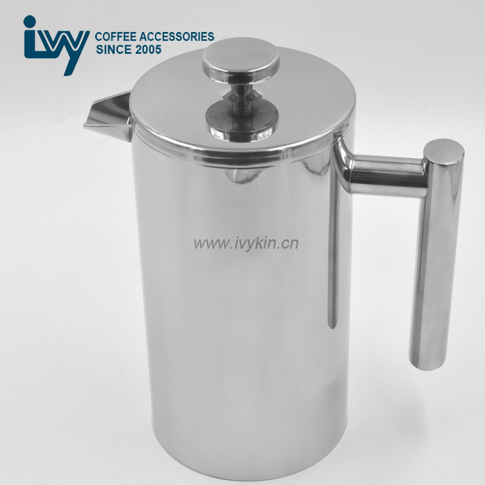 304 Grade Stainless Steel coffee french press Keeps Brewed Coffee or Tea Hot