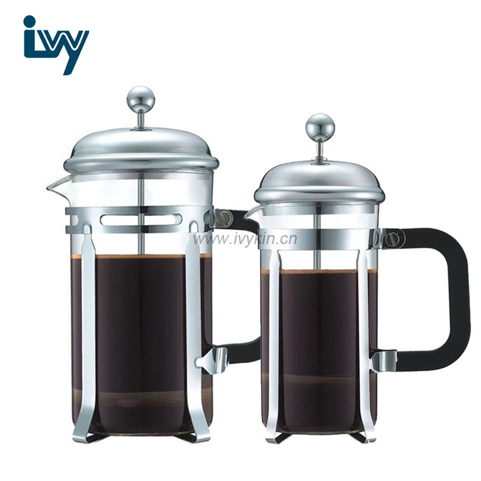 Heat Resistant Borosilicate Glass coffee french press