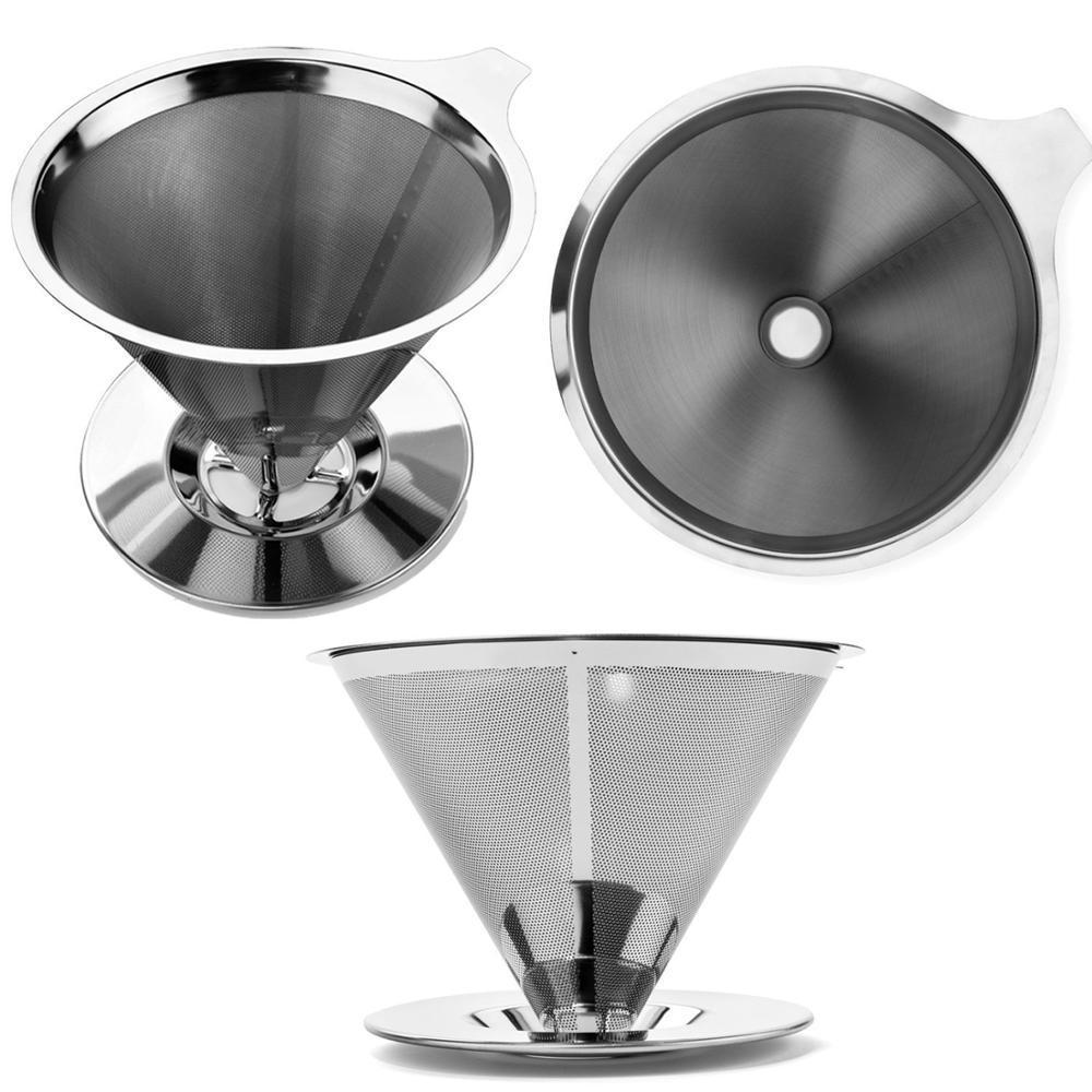 Stainless Steel Pour Over Coffee Dripper filter