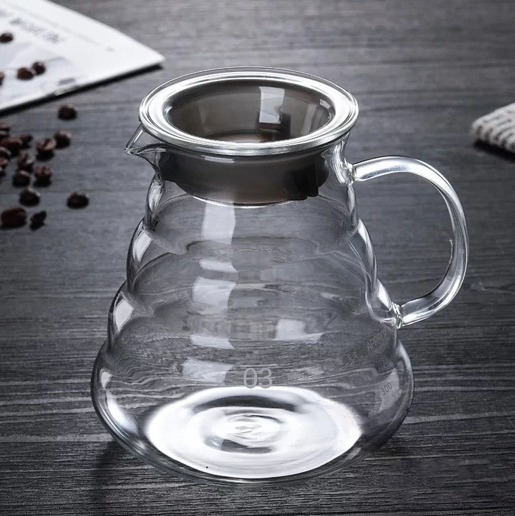 Pour Over 500/700ml Glass Range Coffee Server Coffee Kettle