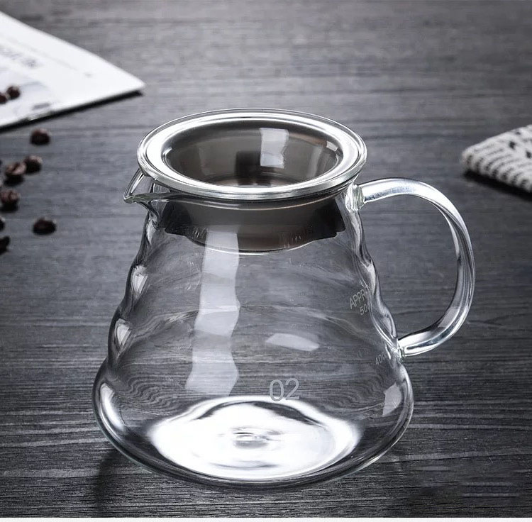 Pour Over 500/700ml Glass Range Coffee Server Coffee Kettle