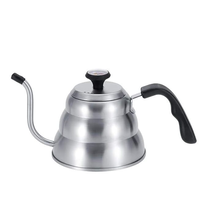 Home Gift 700ML 1L  1.2L Stainless Steel Pour Over Coffee Drip Kettle Dripper Thermometer 304 Metal Gooseneck Coffee Drip Pot