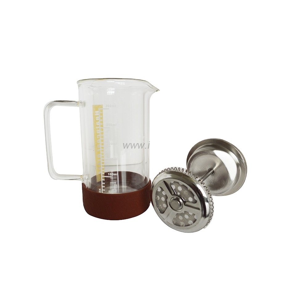 Heat Resistant Borosilicate Glass coffee french press