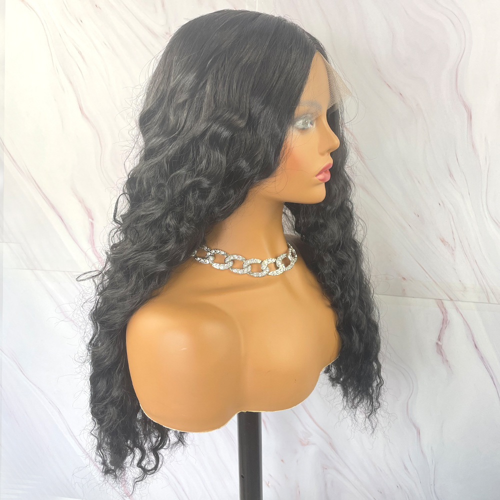 Eco Friendly Hairpiece Ladies Synthetic Wig With Lace Front