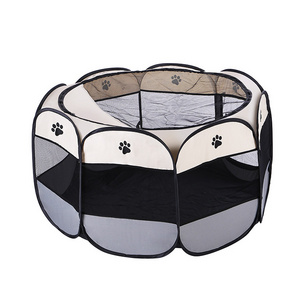 Oxford Cloth Pet Foldable Exercise New Type Dog House Portable Wholesale Playpen Pet Camping Tent