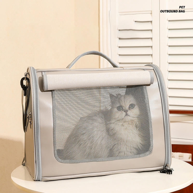 Travel Portable Pet Carrier Bag Large Capacity Breathable Mesh Animal Puppy Carry