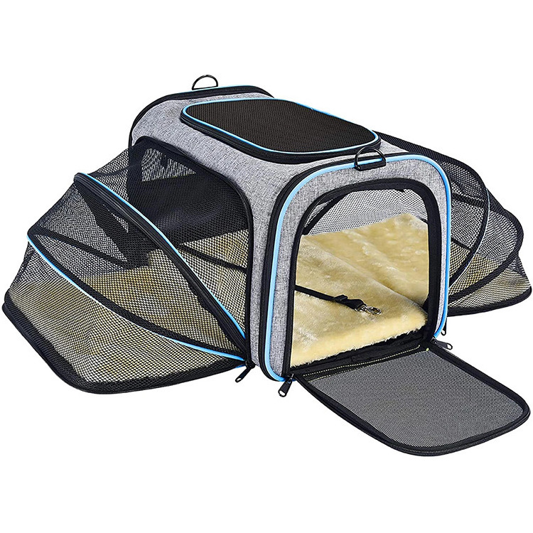 Collapsible Carrier Bag Dog Pet Carrier for Medium Cats Small Cats Dogs