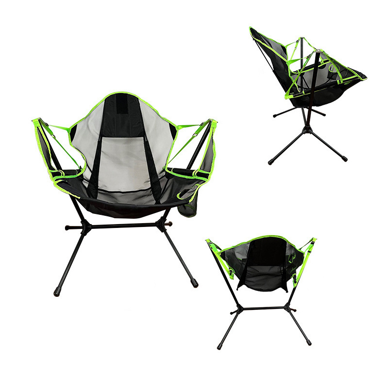 Iwayman Aluminum Alloy Adjustable Back Swinging Chair