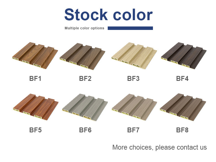 Wholesale wpc fluted cladding wooden textured wall panel interior ...