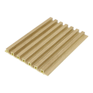 WPC wall coating insulation anti-water durable wood slat wall paneling interior decorative wall panel