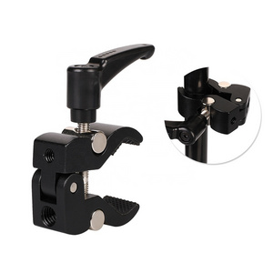 Adjustable Friction Articulating Magic Arm Super Clamp Crab Small Plier Clip for DSLR Camera Monitor LED Studio Light