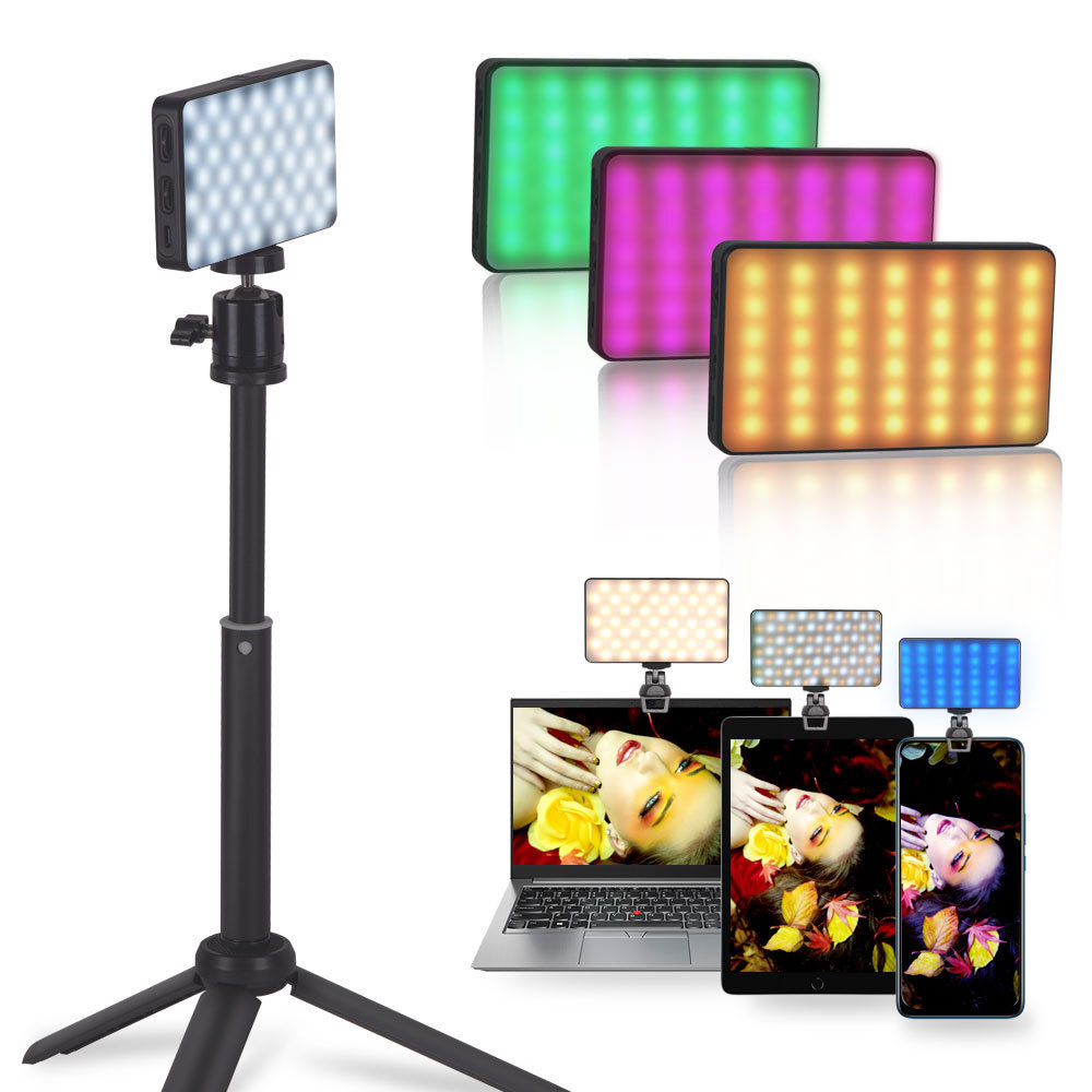 Portable Dimmable W140 RGB LED Video Light Panel Fill Light for Photography