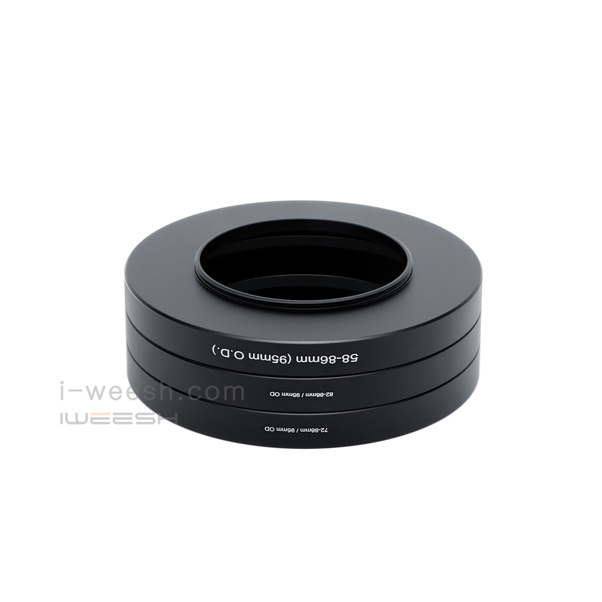 Matte Box Adapter Step Up Ring 52/55/58/62/67/72/77/82/86mm-86mm with 95mm O.D For 95mm Matte Box or 86mm lens filter etc.,