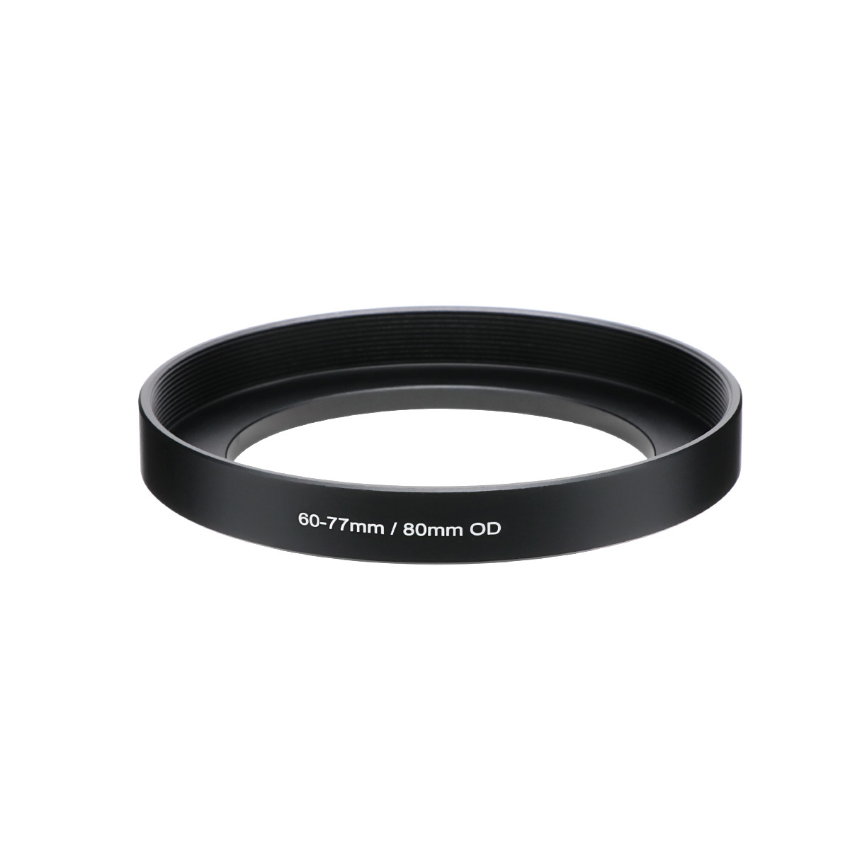 Camera Step Up Adapter Ring 54-77mm 60-77mm x 10mm Deep x 80mm OD Cinema Step-Up Ring